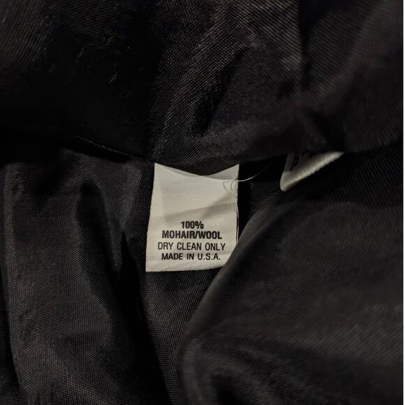 Vintage KGR Wool Purple Military Mohair Blazer Size 8 - Picture 6 of 7